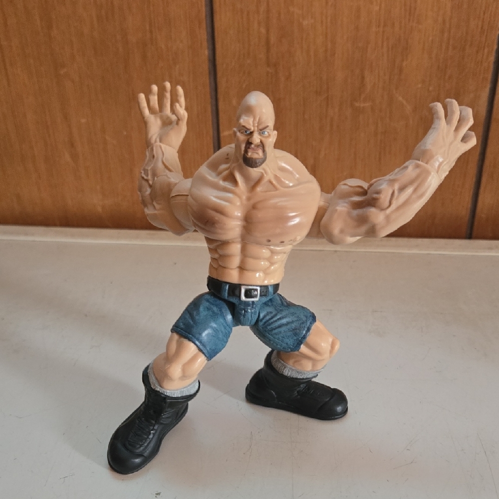 Stone cold, Steve Austin.Wrestling Action Figure